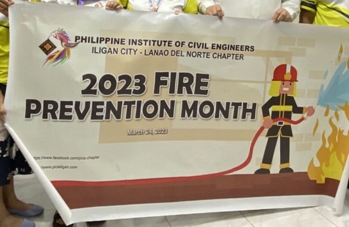 PICE Iligan City - Lanao del Norte Chapter joins in the celebration of 2023 Fire Prevention Month